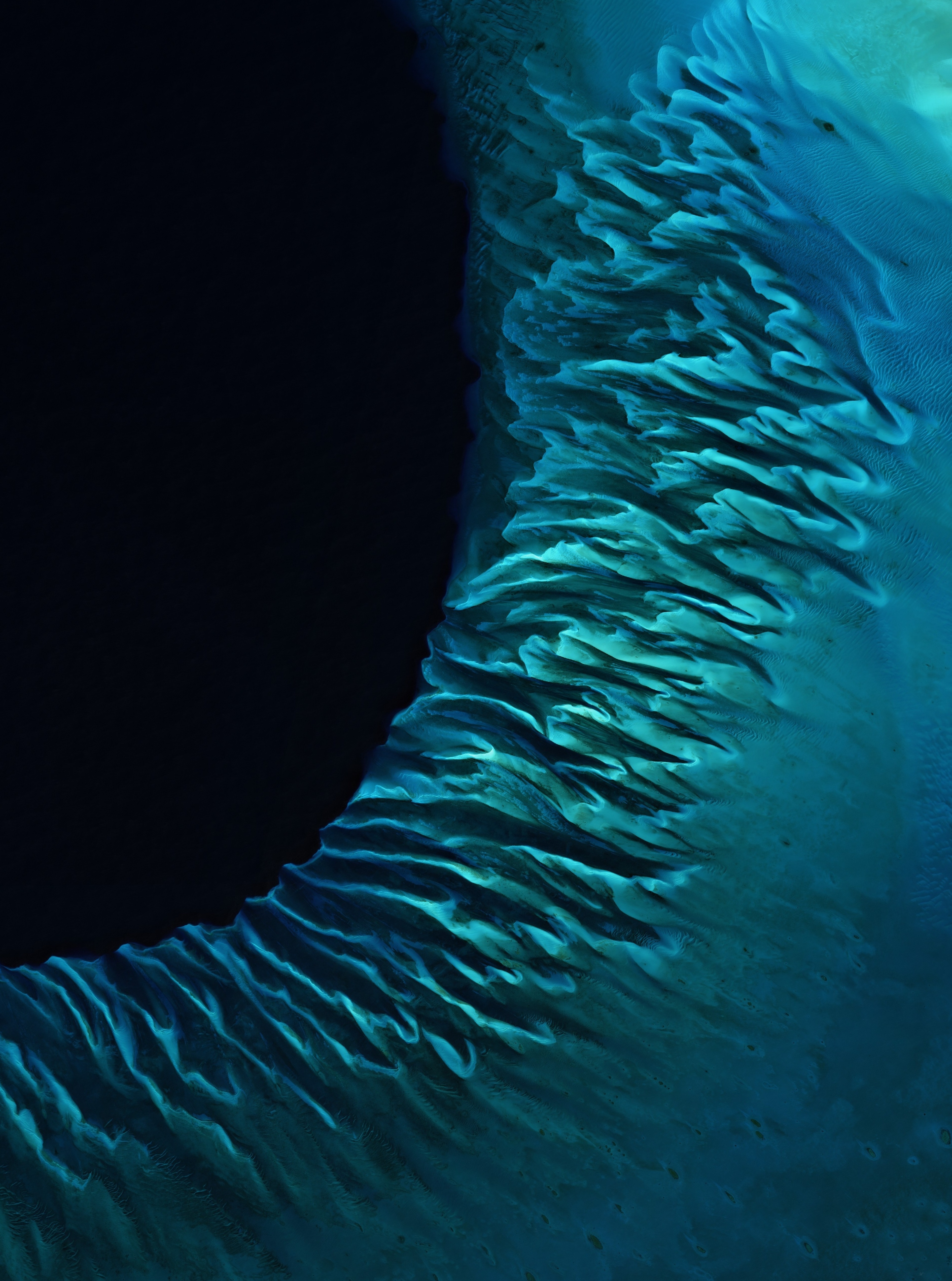 This Sentinel-2 image captures the Bahama Banks in the Caribbean Ocean, with the Tongue of the Ocean visible on the left side.