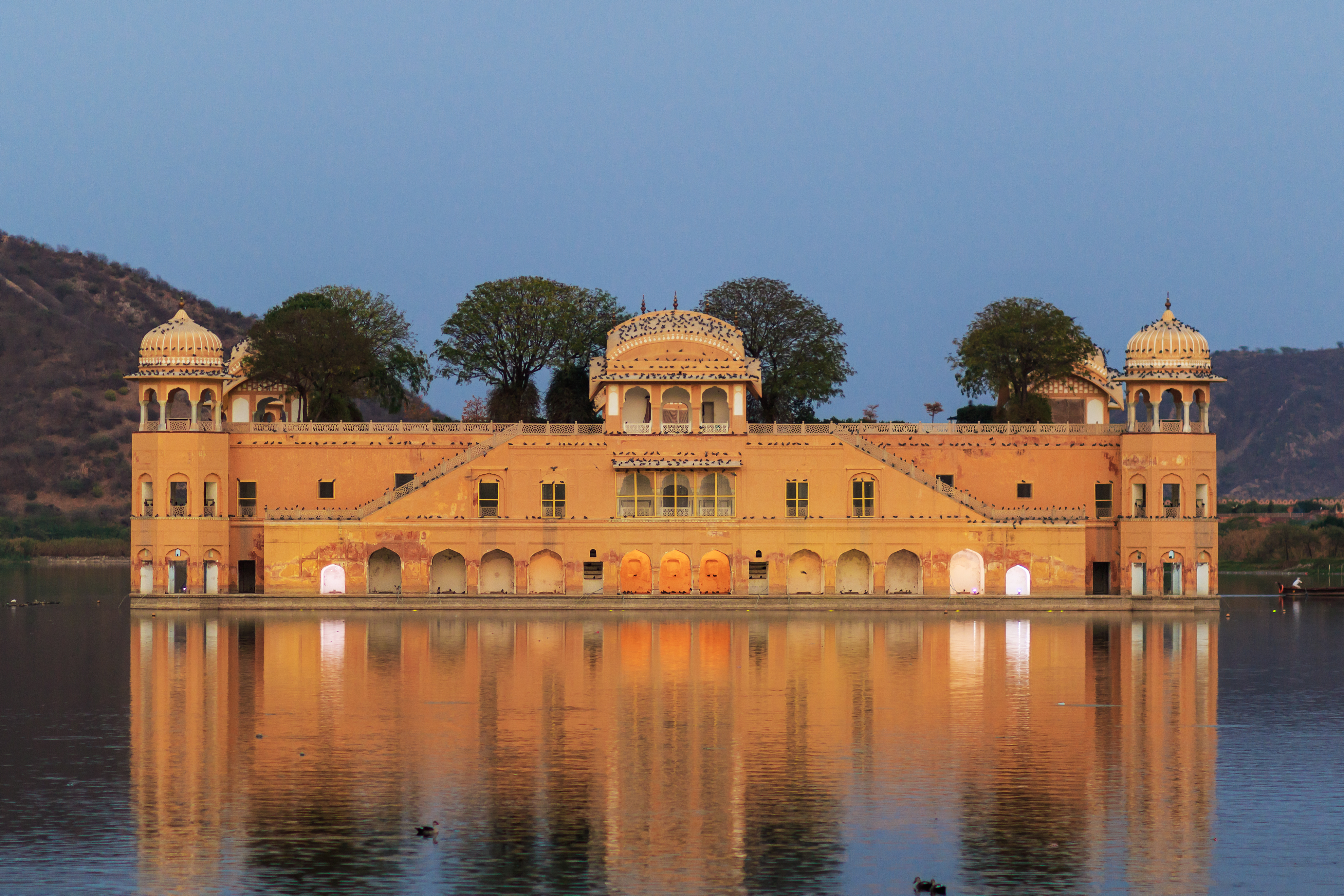 Jal Mahal, the Water Palace, in Jaipur, India